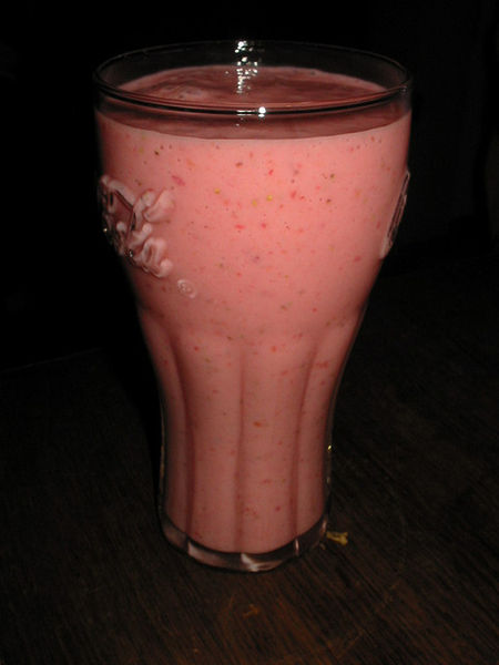 2-Strawberry coconut smoothie
