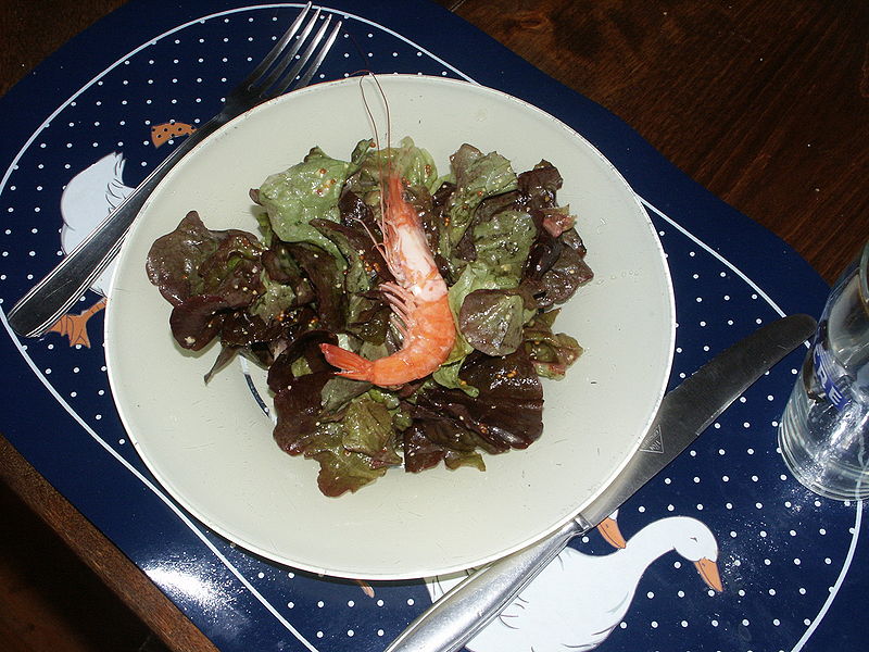 7-shrimp and avocado salad